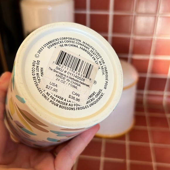 Starbucks NEW RELEASE 2023 Valentines Snowdrop Floral Tumbler TUMBLER - Picture 5 of 5